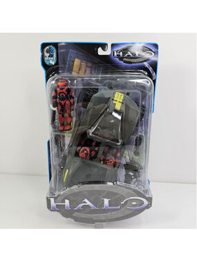 SEALED Halo CE Series 4 MOC 8" Long Rocket Launcher Warthog Red Spartans Joyride